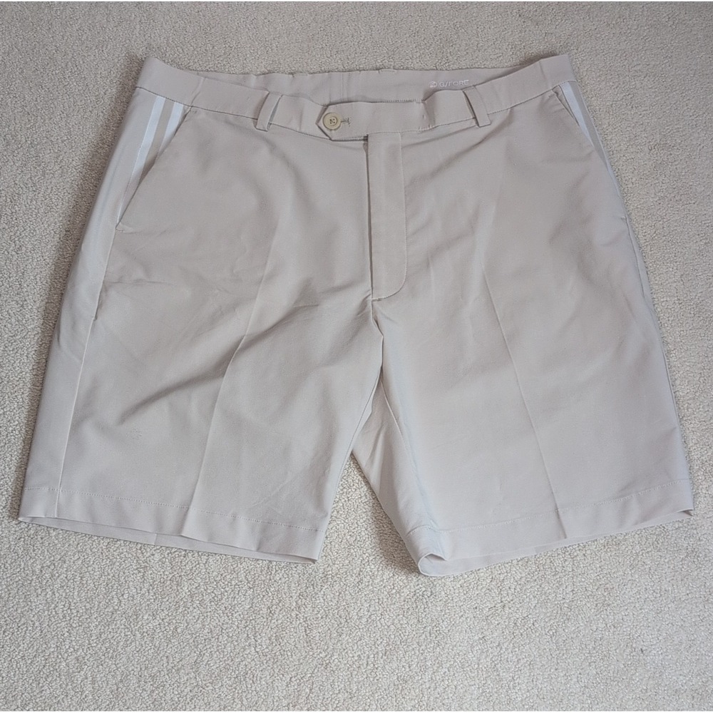 G/FORE Maverick Golf Shorts Mens 36 Khaki Performance Golf Stretch Chino